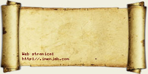 David Josijević vizit kartica